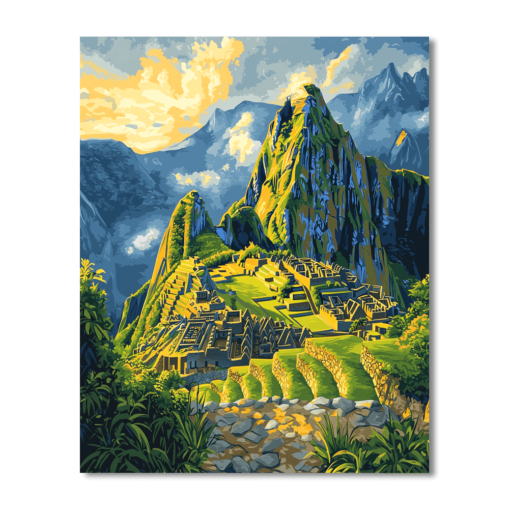 Machu Picchu - Peru Numbered Painting Kits