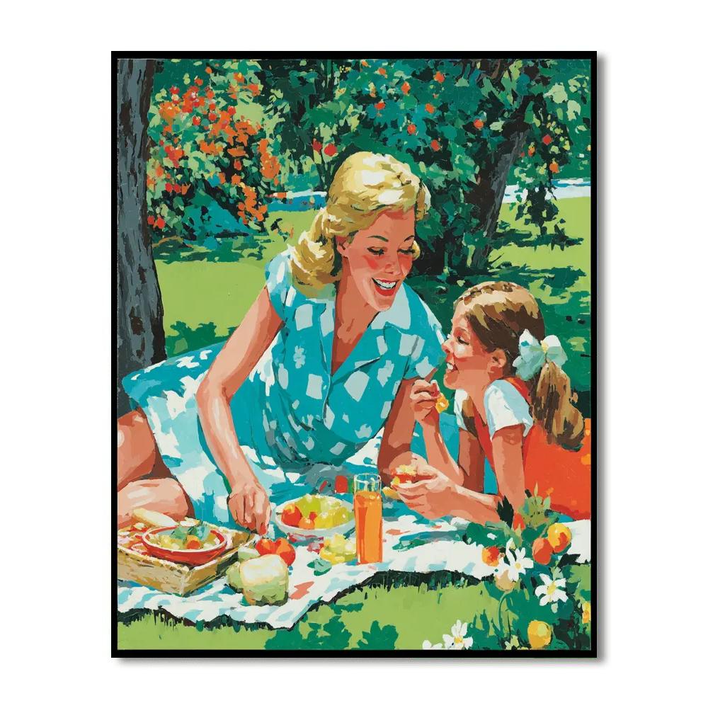 Family Picnic Joy Paint By Numbers Kits