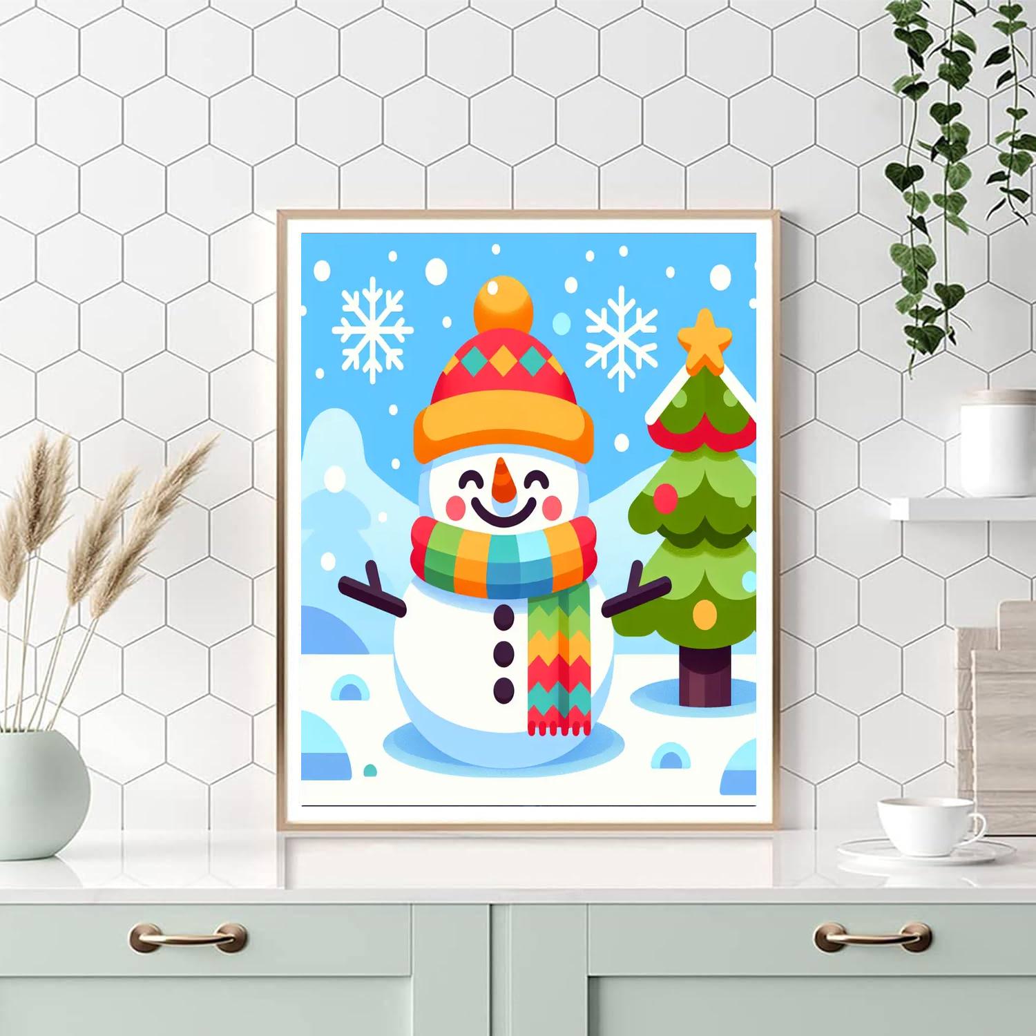 Holiday Festivities Fun Number Painting