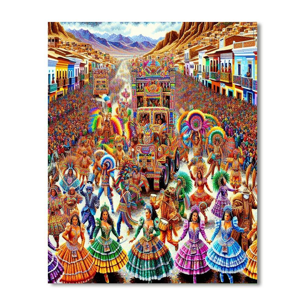 Oruro Carnival - Oruro, Bolivia Paint By Number