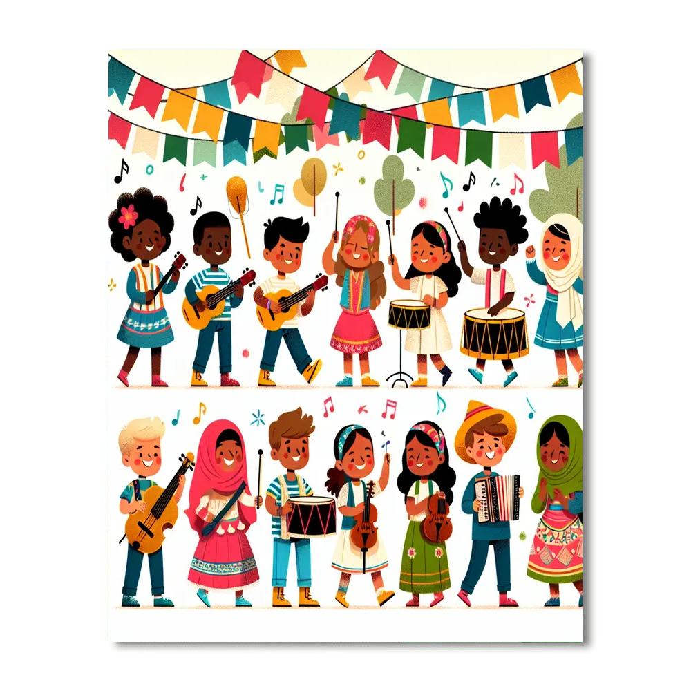 Colorful Festival Celebrations Paint By Numbers Kits