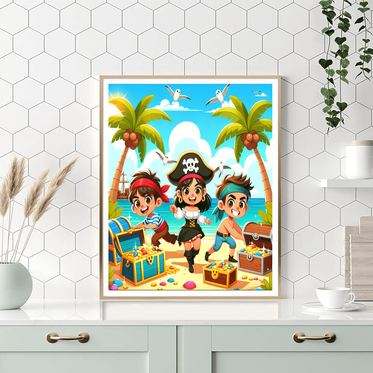 Fantasy Treasure Hunt Numbered Painting Kits
