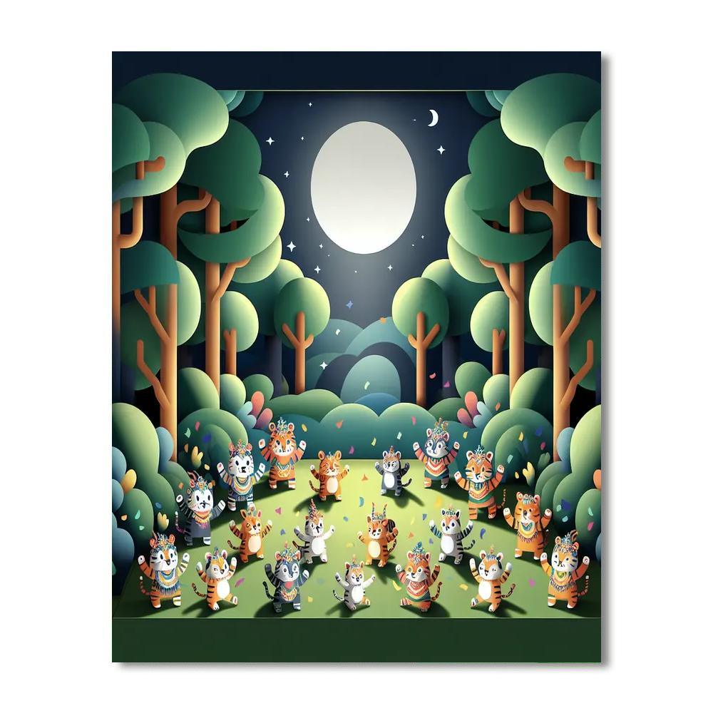 Fantasy Forest Festivities Paint By Numbers