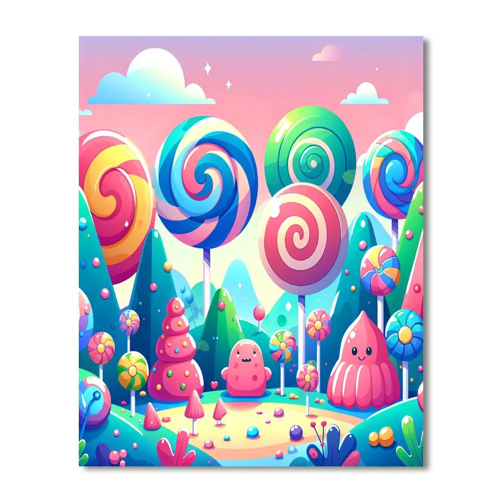Sweet Candyland Adventures Paint By Numbers Kits