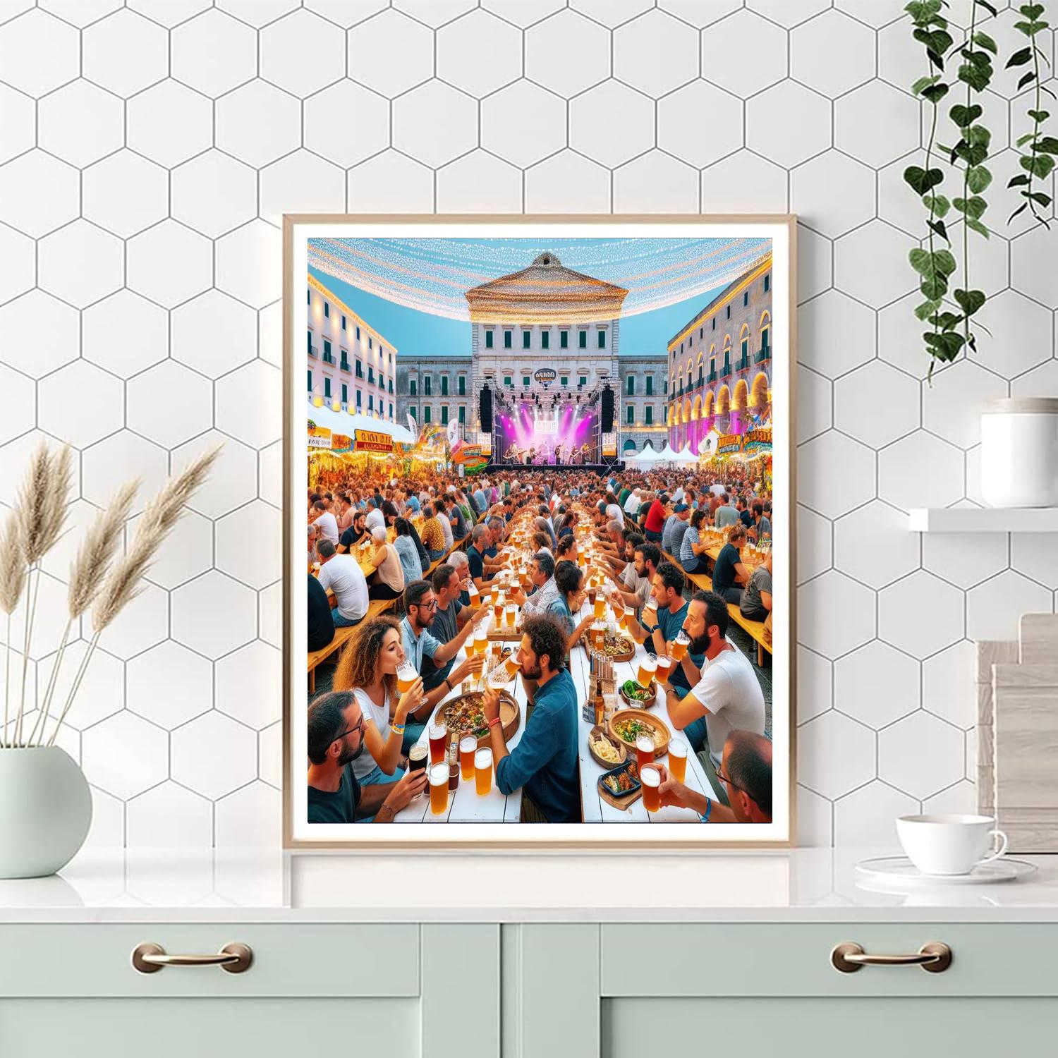 Cagliari Beer Festival Paint By Numbers Kits