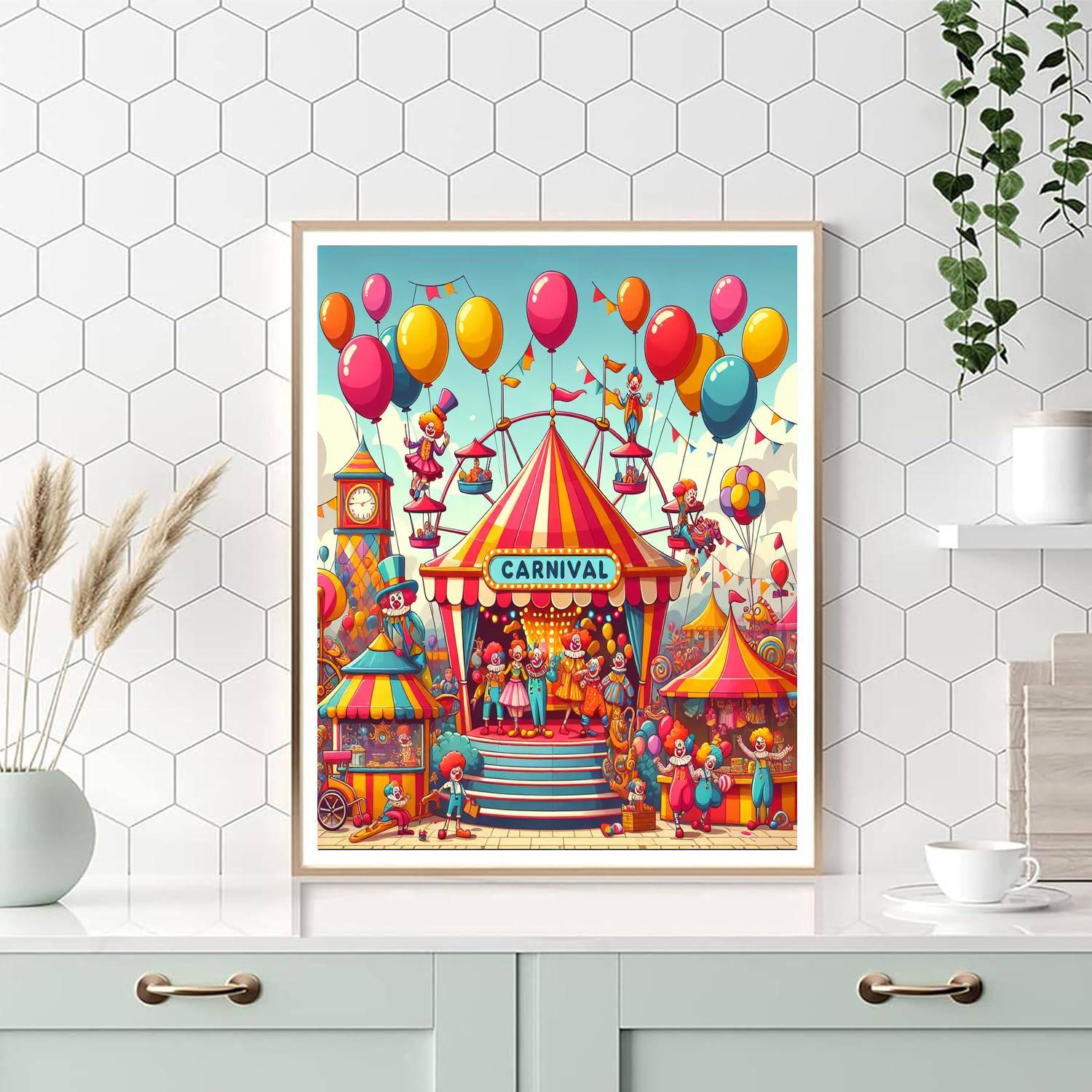 Carnival Spectacular Numbered Painting Kits