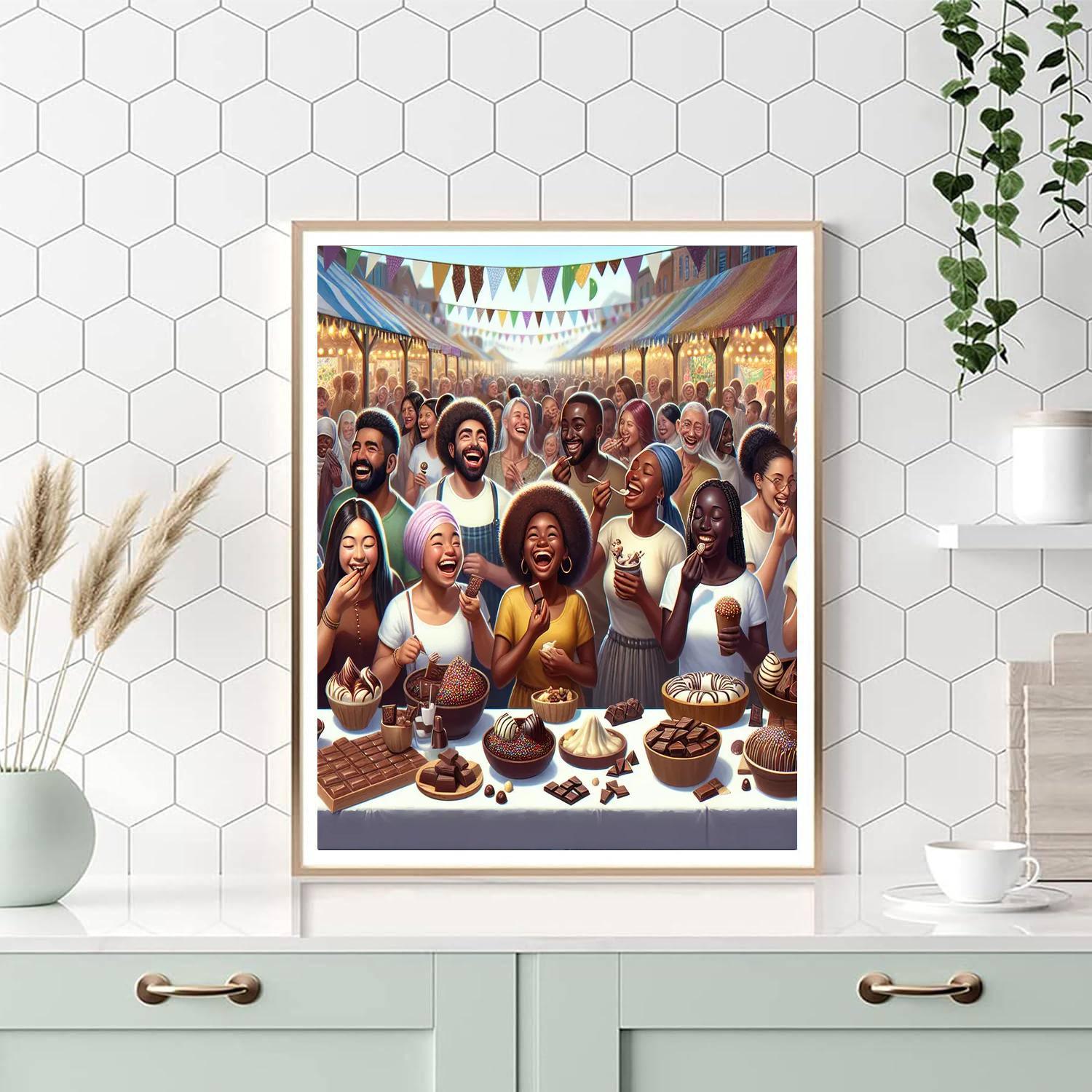 World Chocolate Day - Various Locations DIY Paint By Numbers