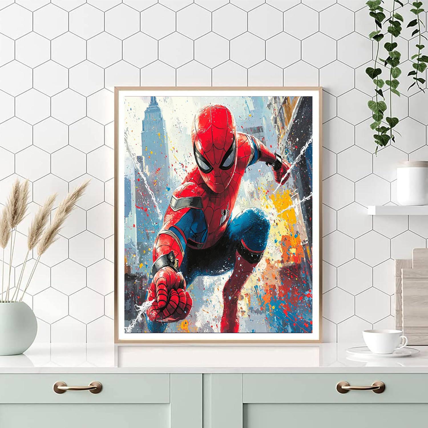 Tom Holland: Web-slinging Through The Marvel Universe Paint By Color