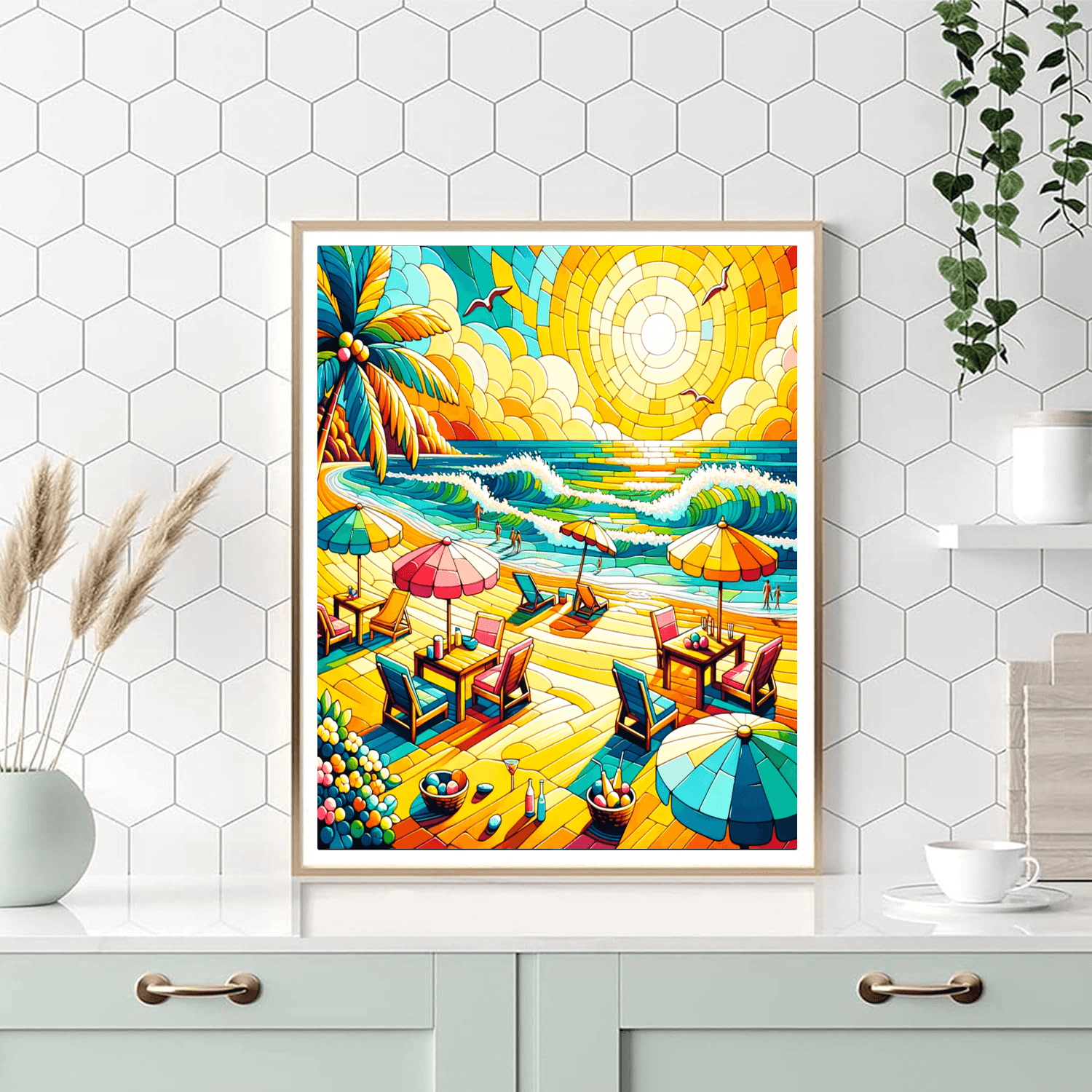 Breezy Summer Vibes Paint By Color