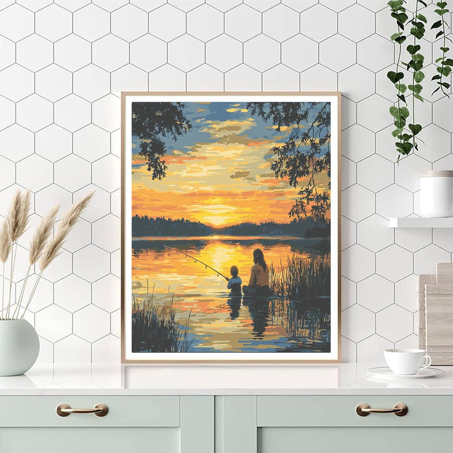 Fishing For Memories Numbered Painting Kits