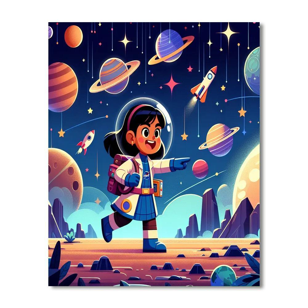 Galactic Ranger Expedition Paint By Number