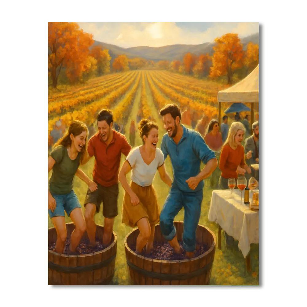 Festival Of The Grape - Oliver Paint By Numbers Kits