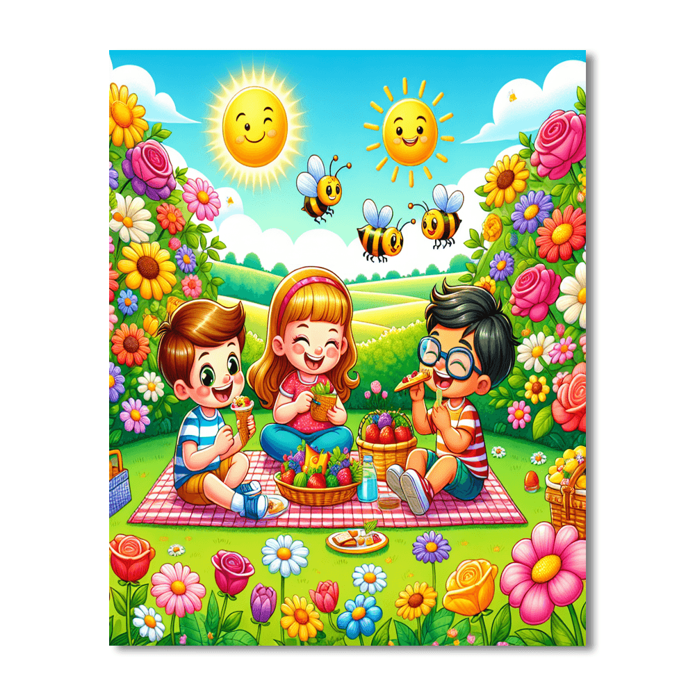 Whimsical Garden Celebration Paint By Numbers