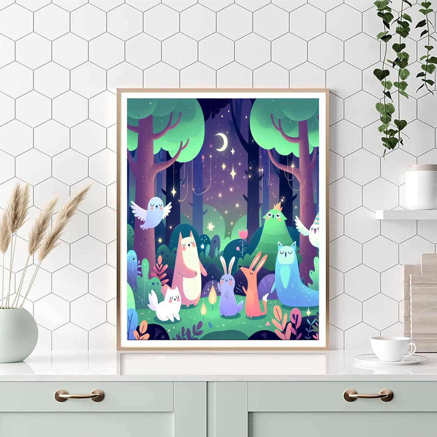 Fairytale Forest Festival Paint By Color