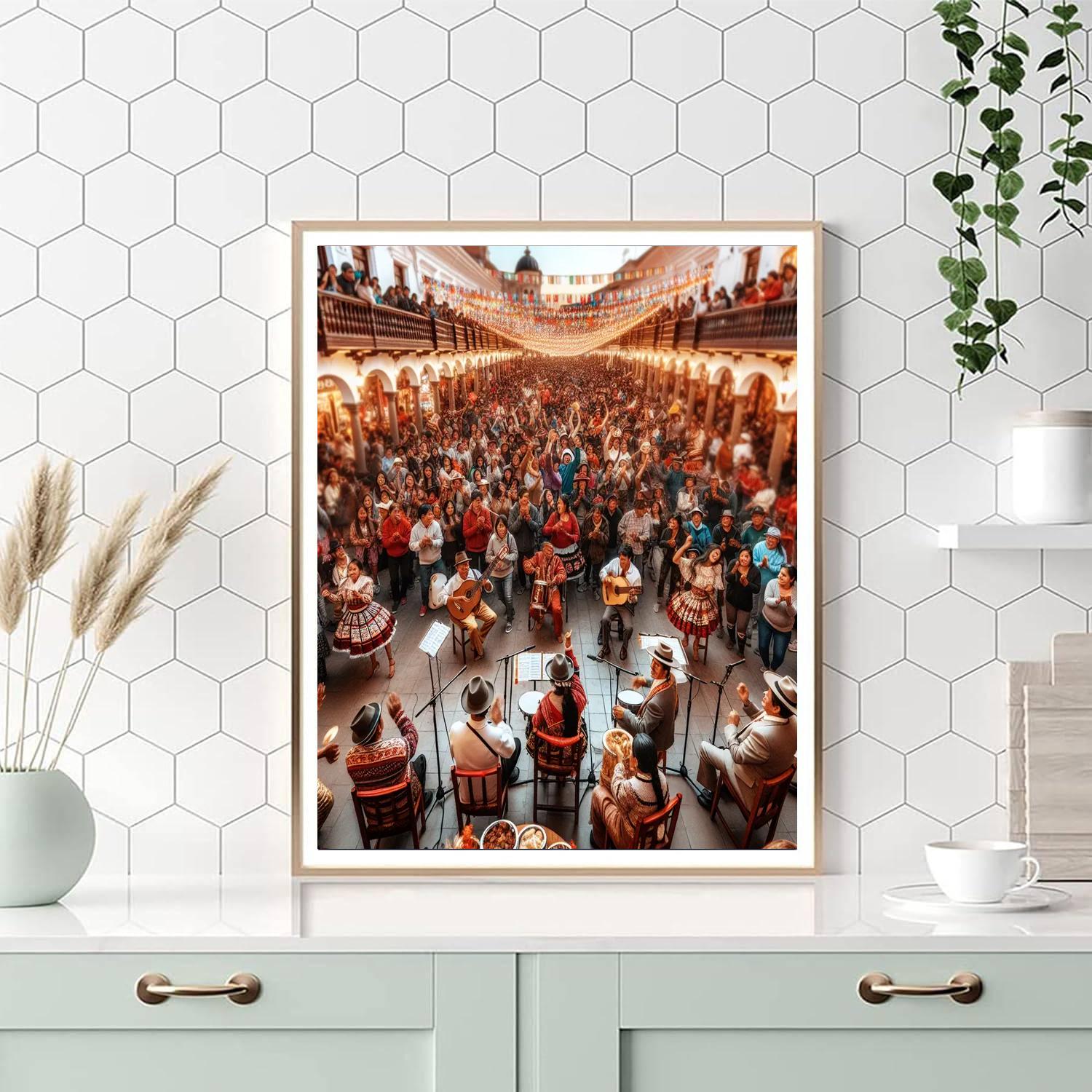 Dia De La Canción Criolla - Lima, Peru Paint By Numbers