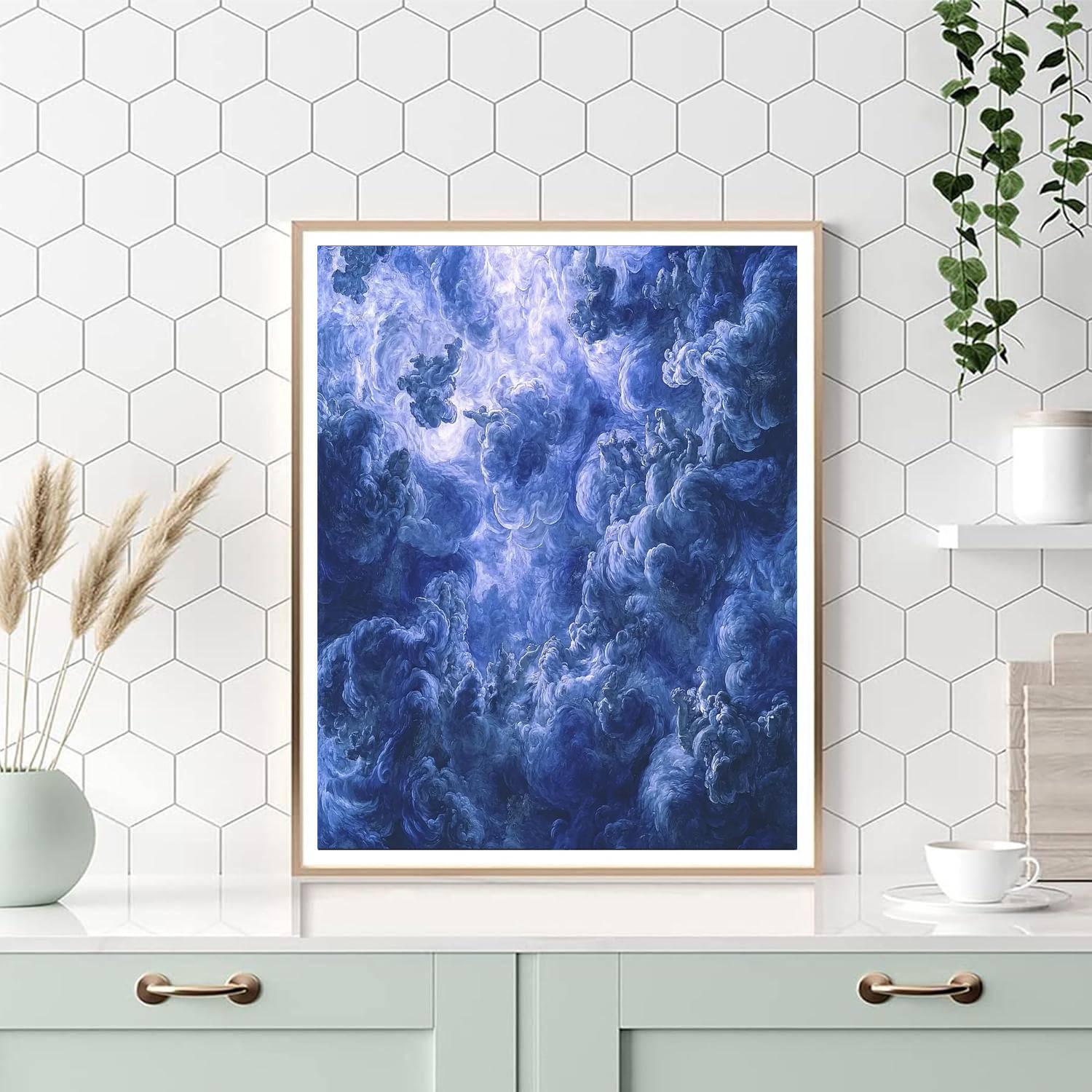 Michelangelo Inspired Storm's Crescendo  Paint By Numbers