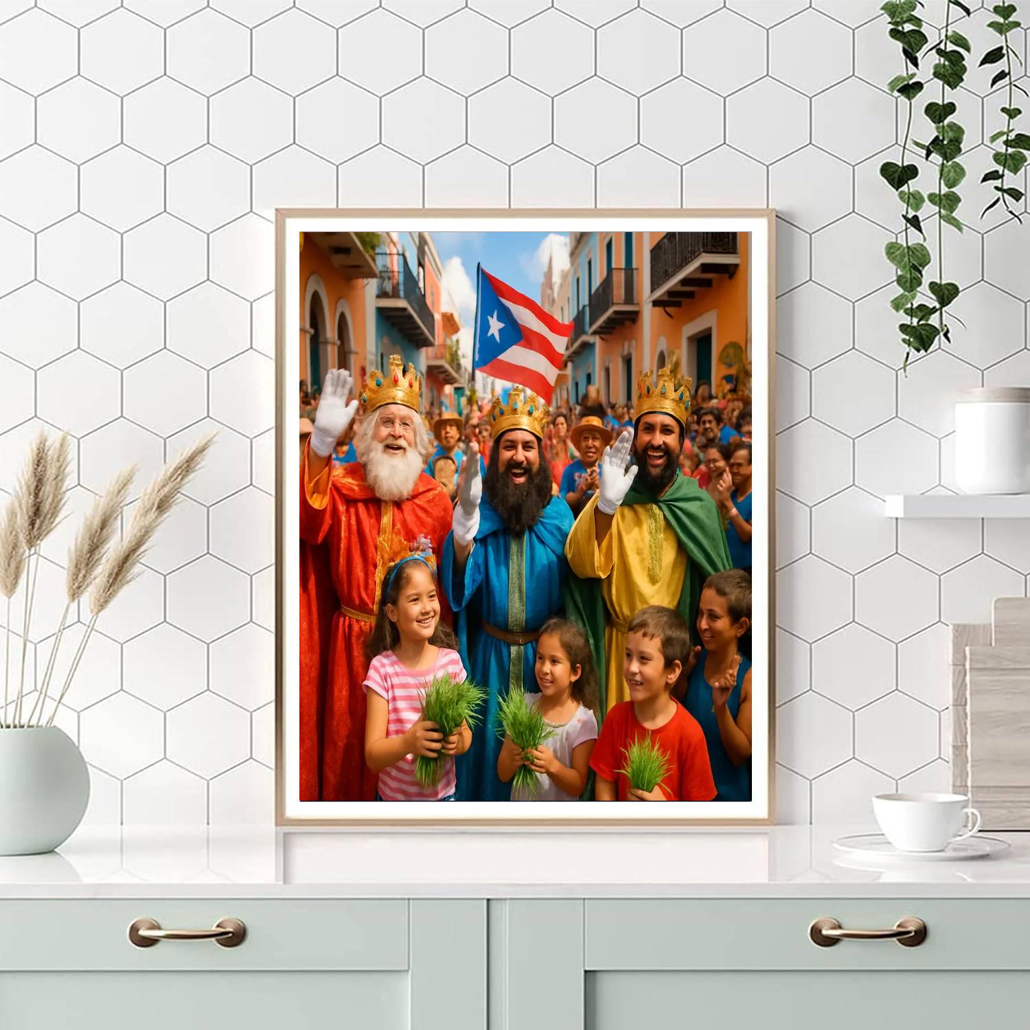 Día De Los Reyes Magos - Puerto Rico DIY Paint By Numbers