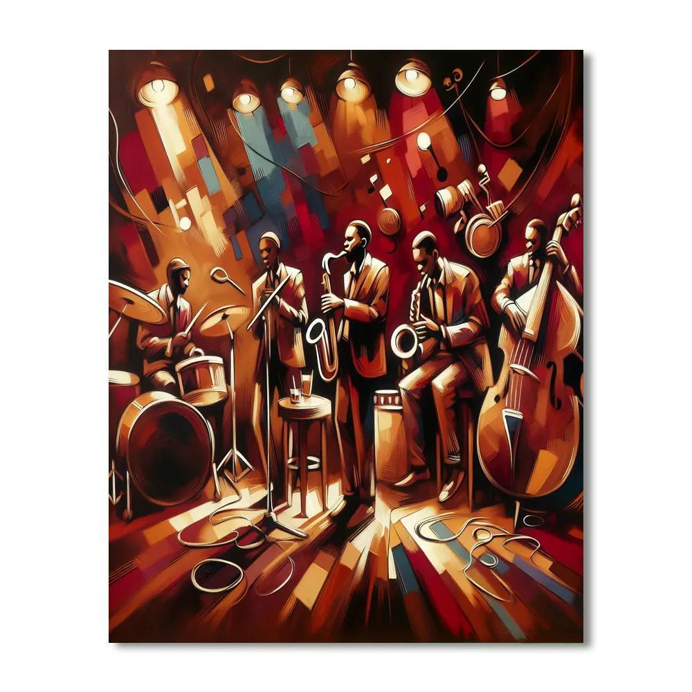 Jazz Club Vibes Paint By Numbers Kits