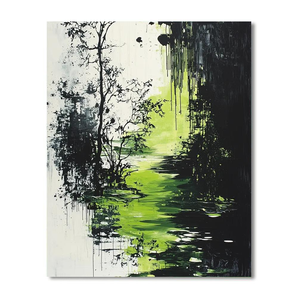 Banksy Inspired Nature's Silent Outcry  DIY Paint By Numbers