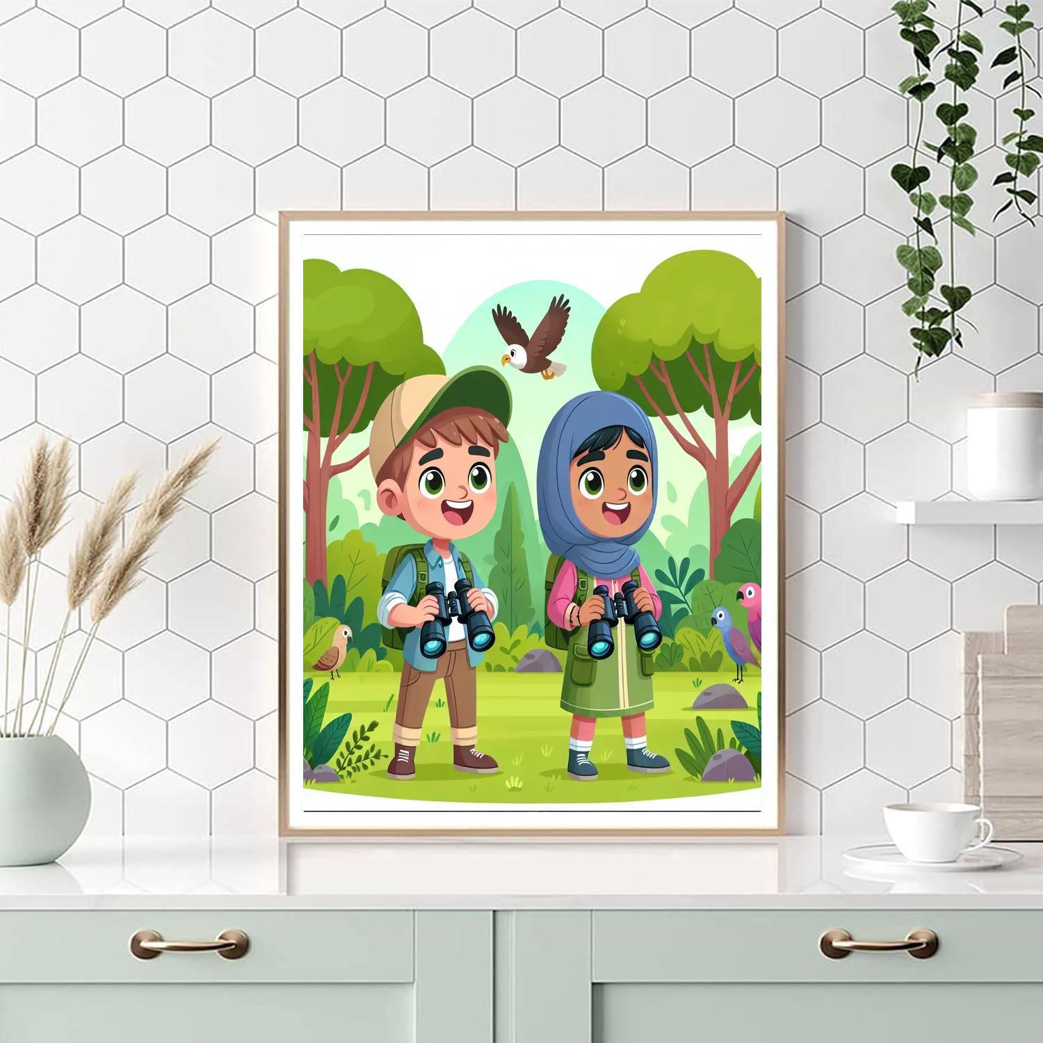 Nature Explorers' Forest Expedition Paint By Number