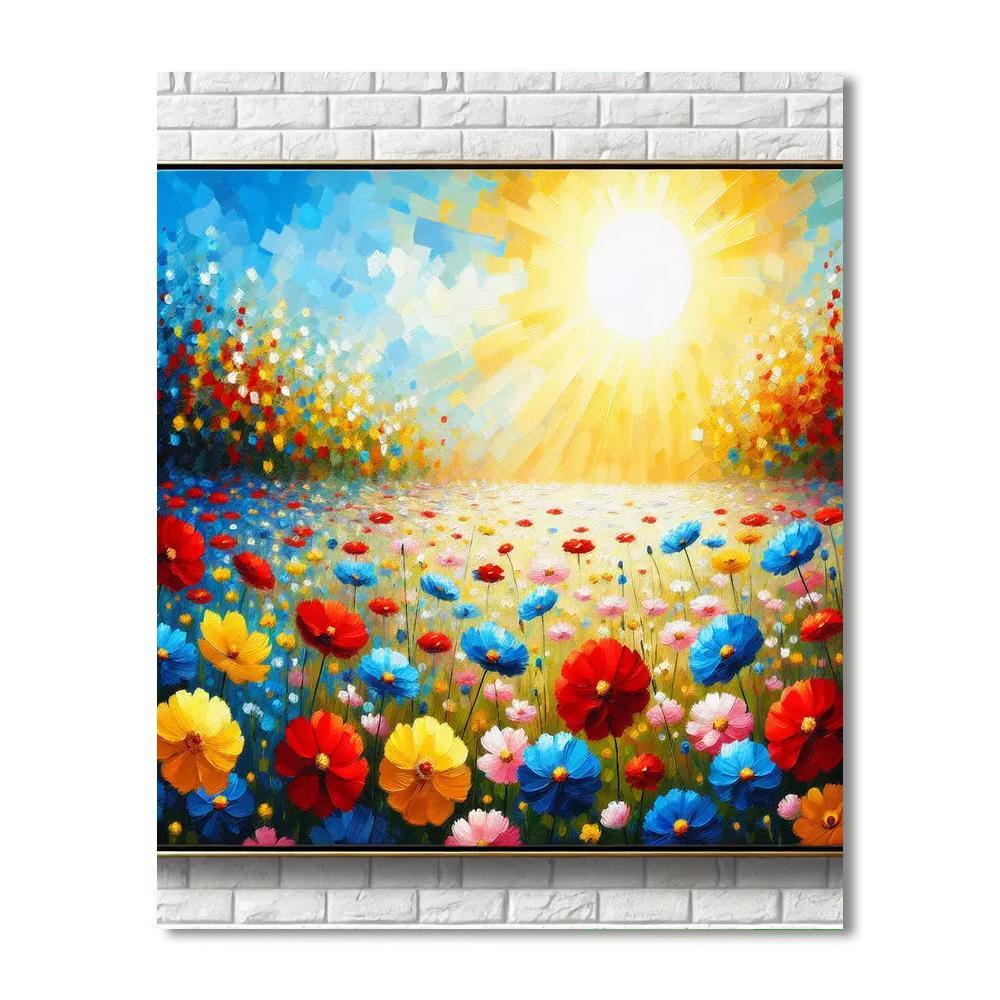Vibrant Wildflower Paradise Numbered Painting Kits