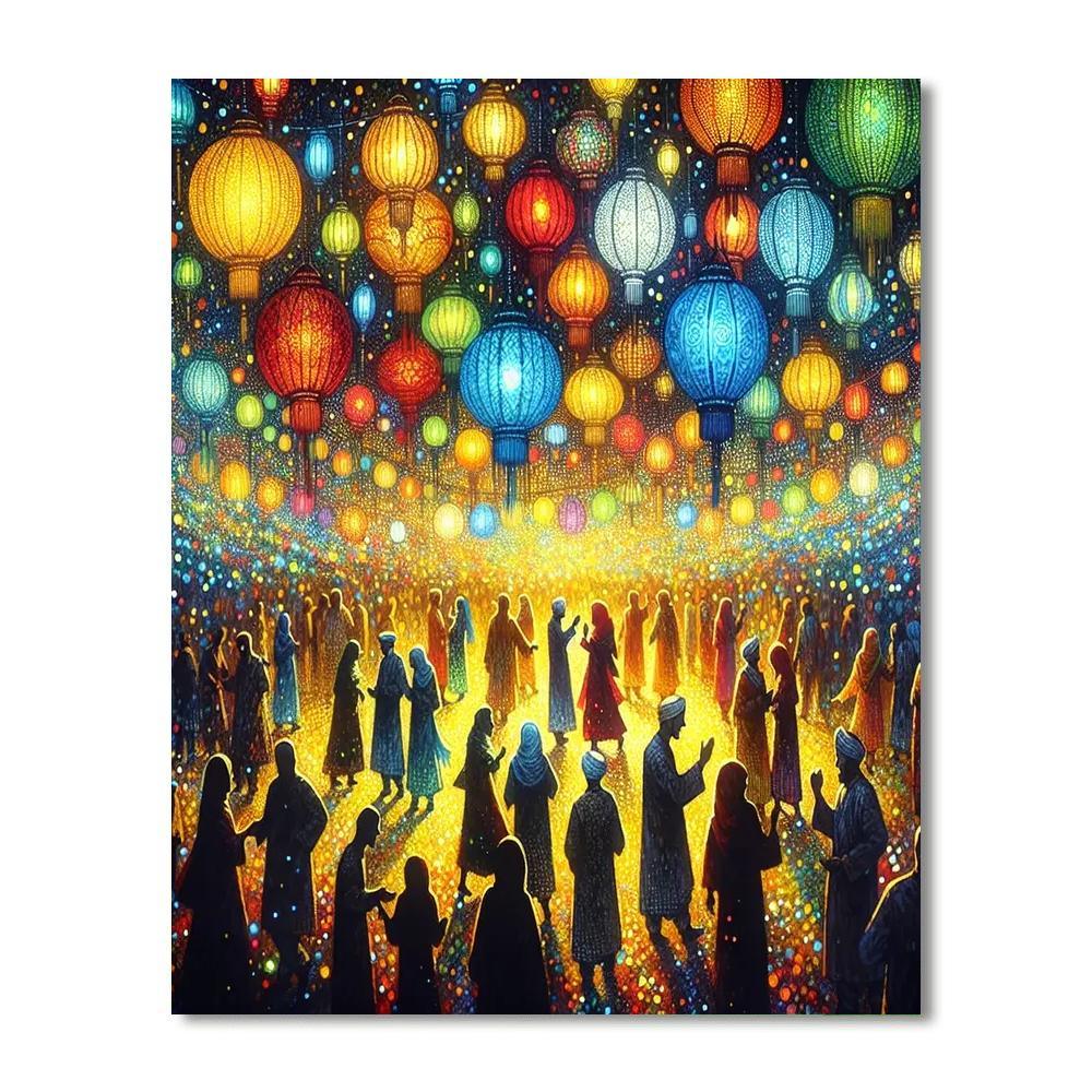 Dazzling Festival Of Lights Paint By Number
