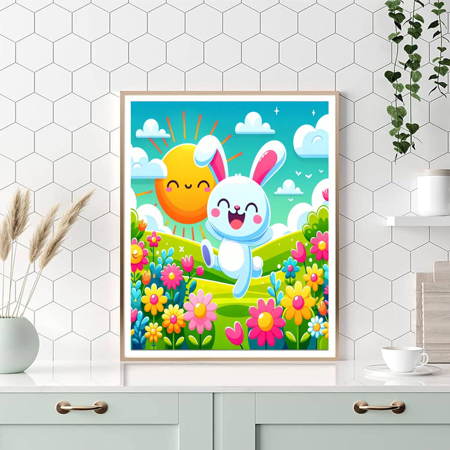 Hopping Bunny Fun Numbered Painting Kits