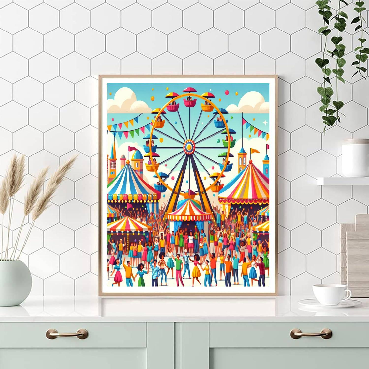 Magic Carnival Paint By Numbers Kits