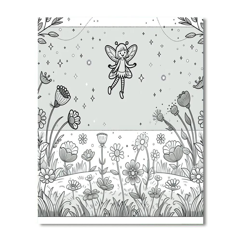 Mystic Meadow's Magic Paint By Numbers Art