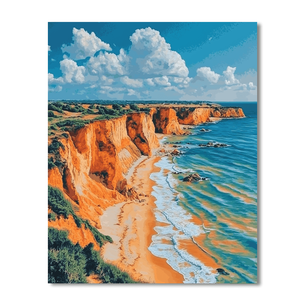 Algarve Coast - Portugal DIY Paint By Numbers