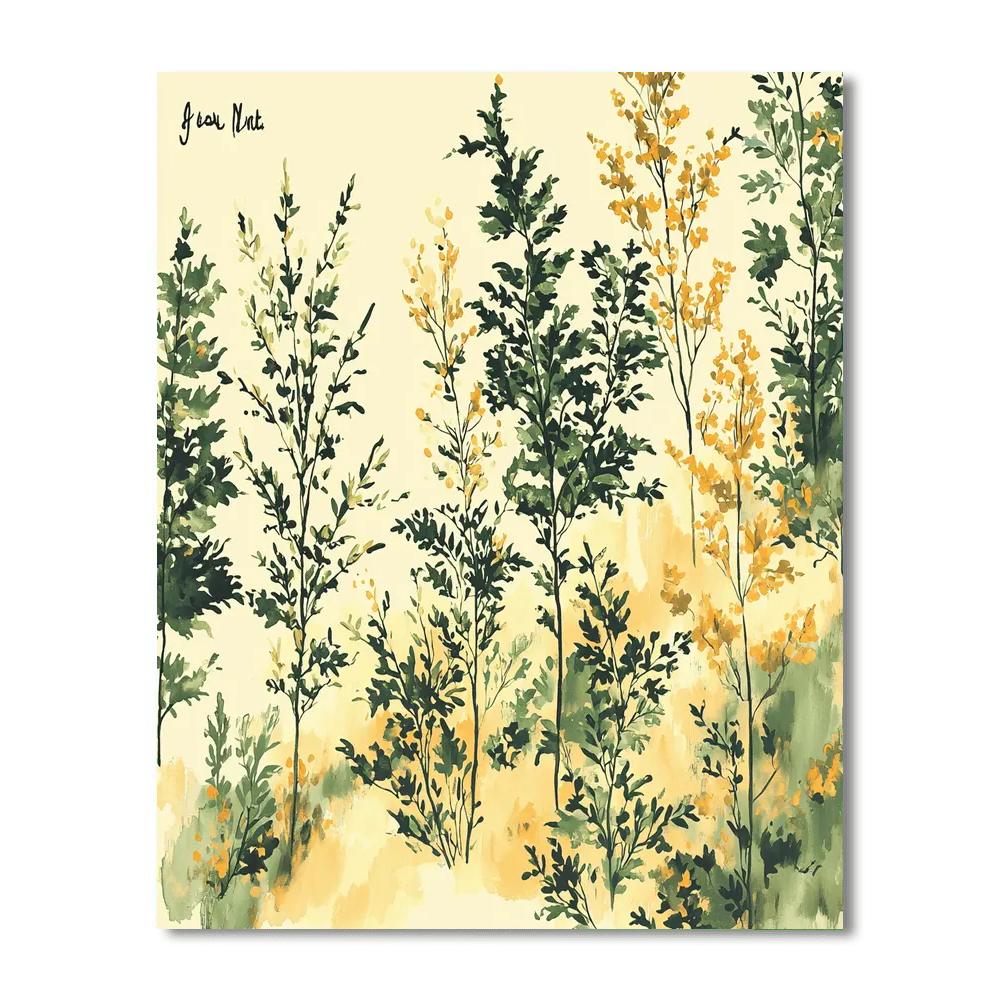 Leonardo Da Vinci Inspired Secrets Of The Forest  Paint By Number