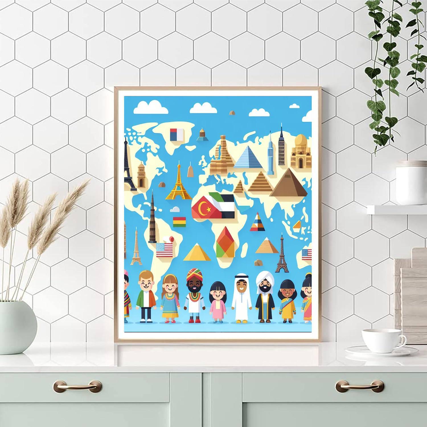 World Traveler Journey Paint By Number