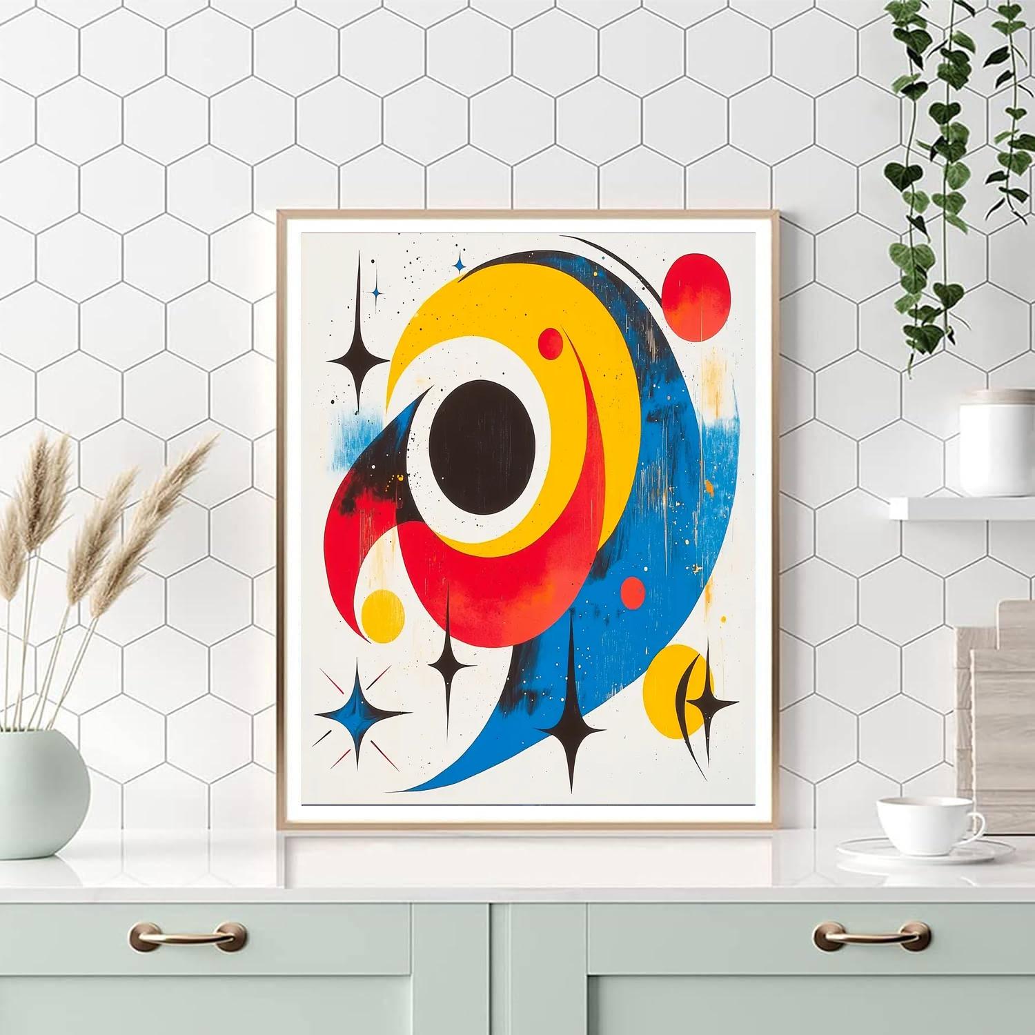 Joan Miró Inspired Eclipse Of Wonder  Paint By Color