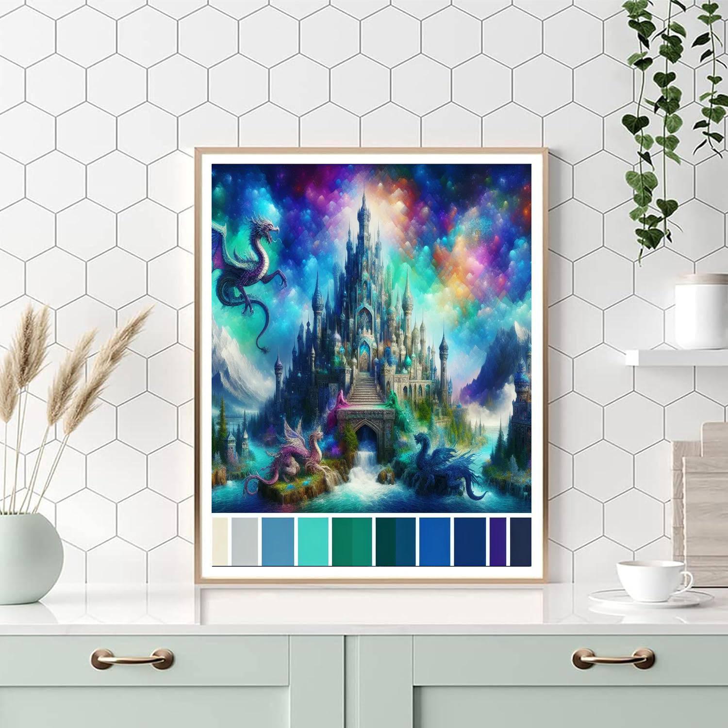 Fantasy Kingdom Expedition Painting Number Kit