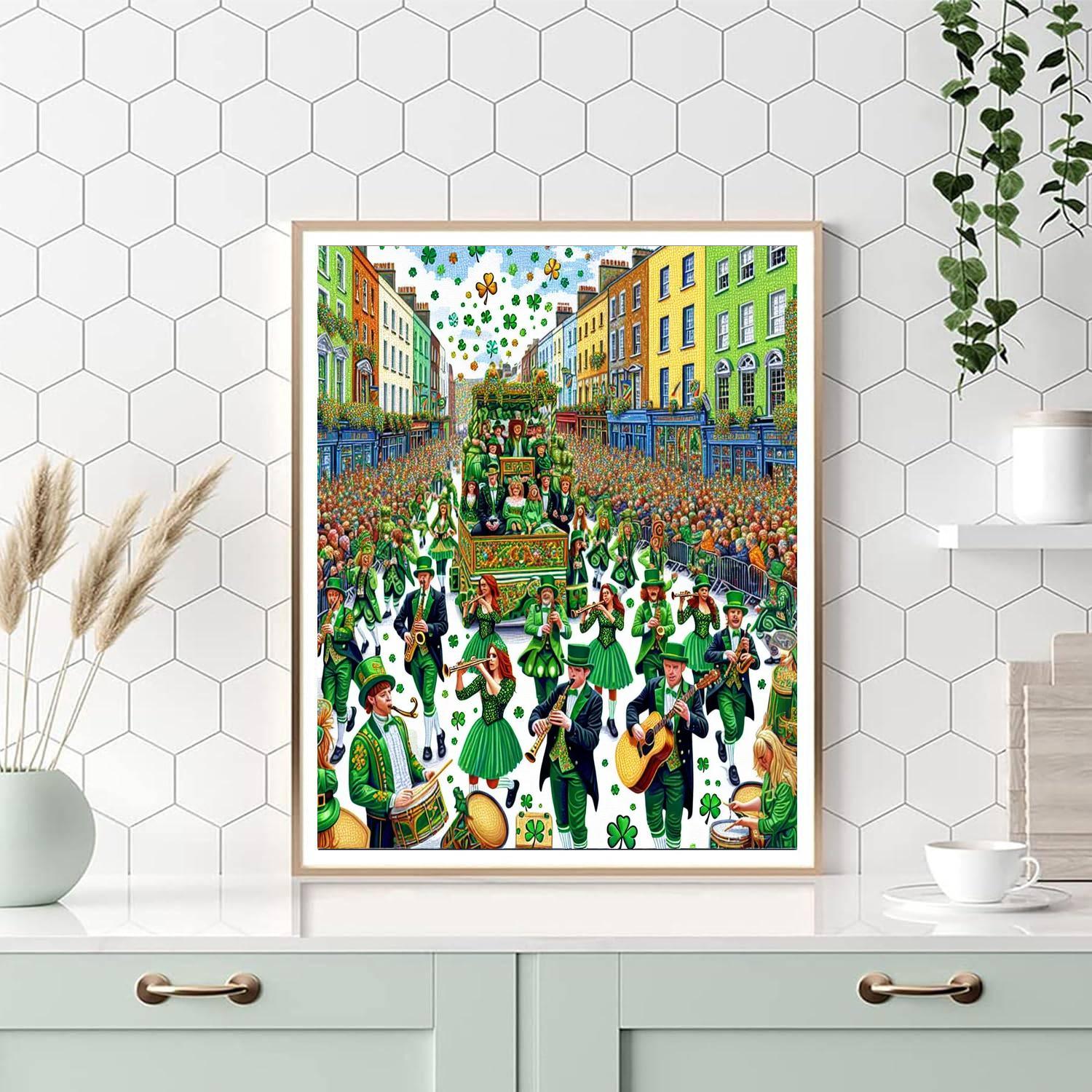 Dublin St. Patrick's Day Festival - Ireland Paint By Numbers Art