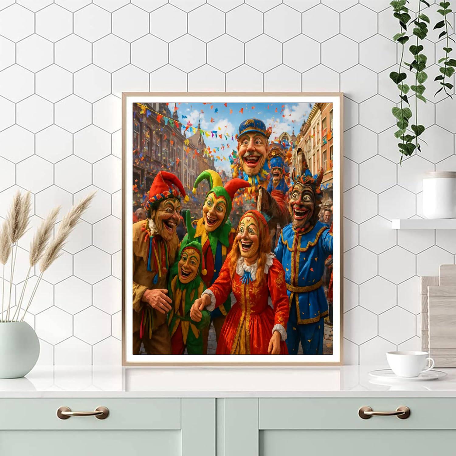 Carnival Of Flanders - Belgium Paint By Numbers Kits