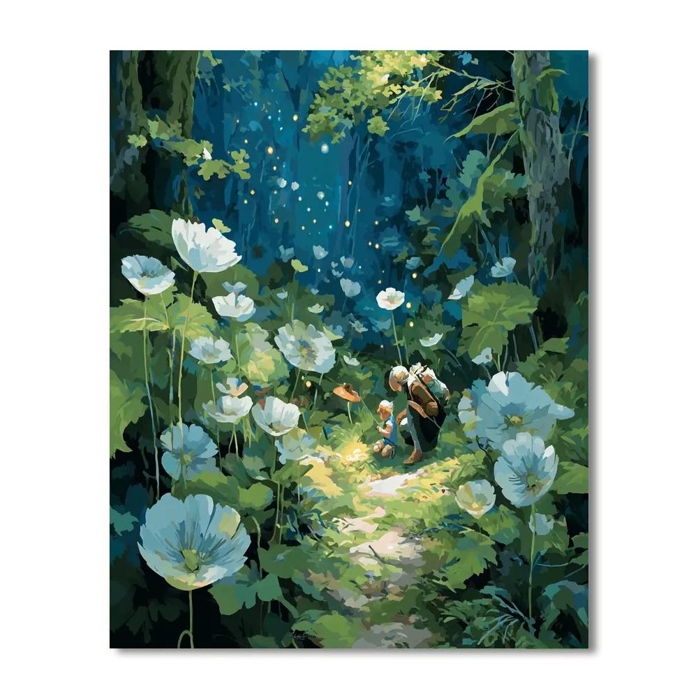 Whispers Of An Enchanted Forest Painting Number Kit