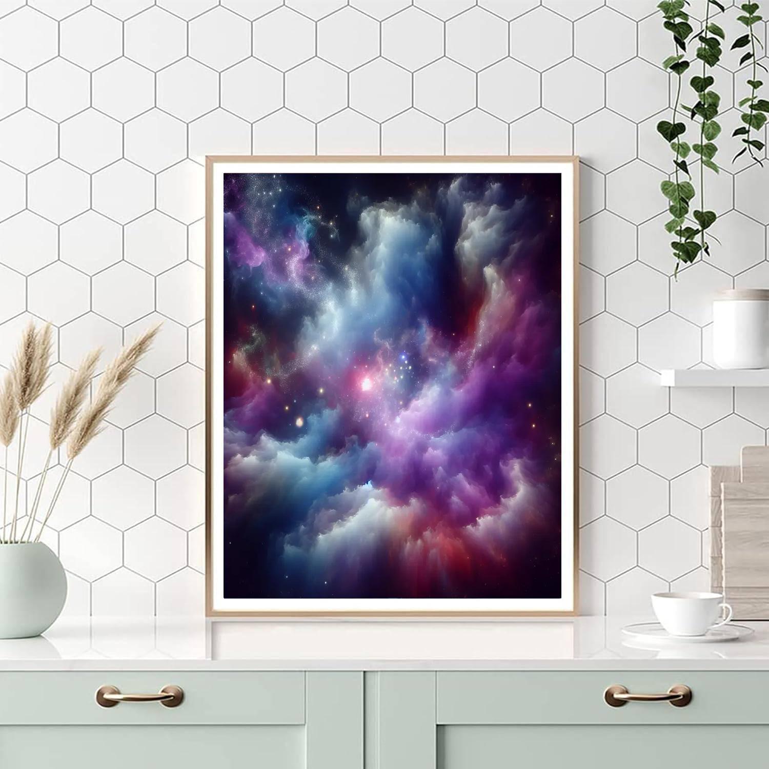 Galactic Nebula Dream Painting By Numbers Kit