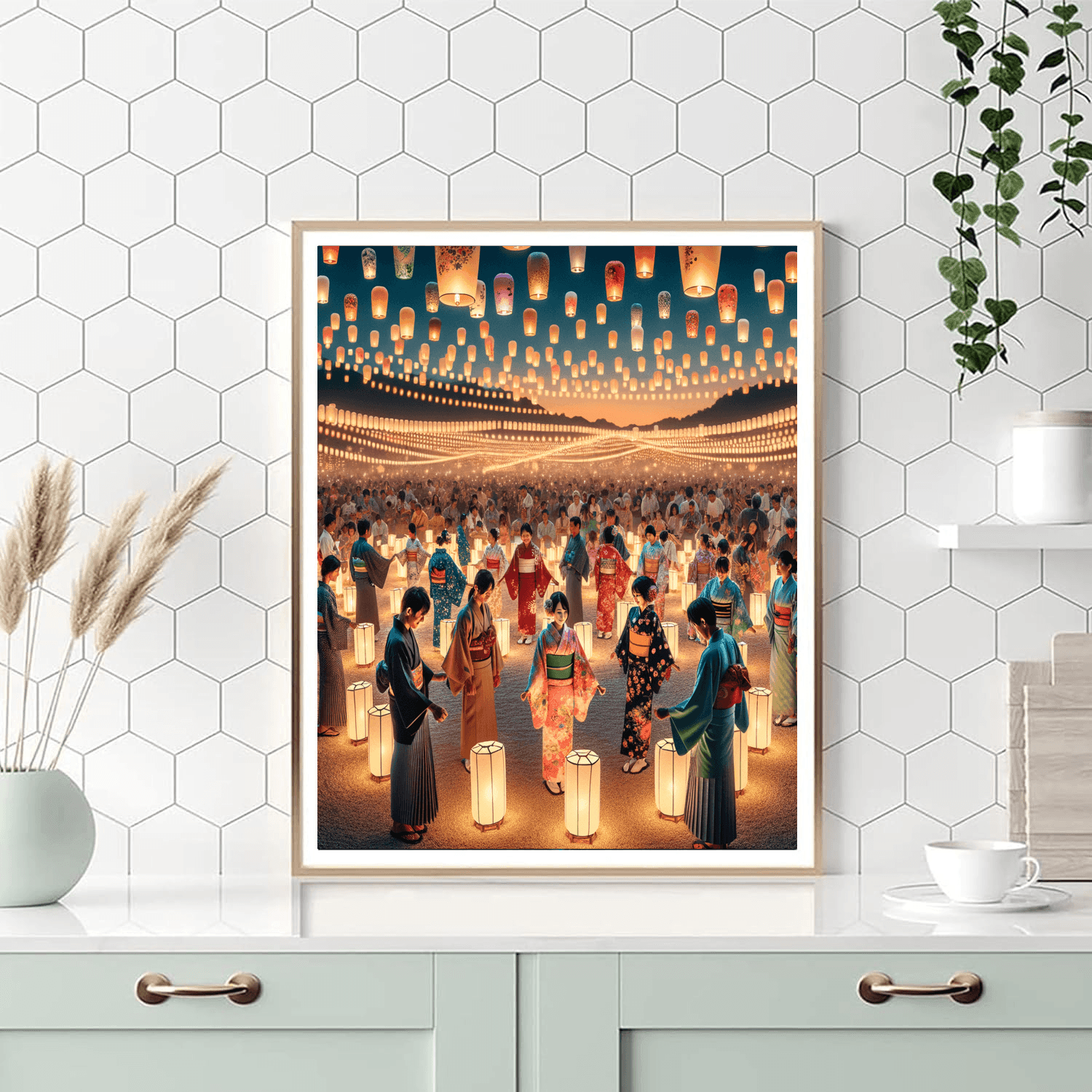 O-bon Festival - Japan Paint By Color