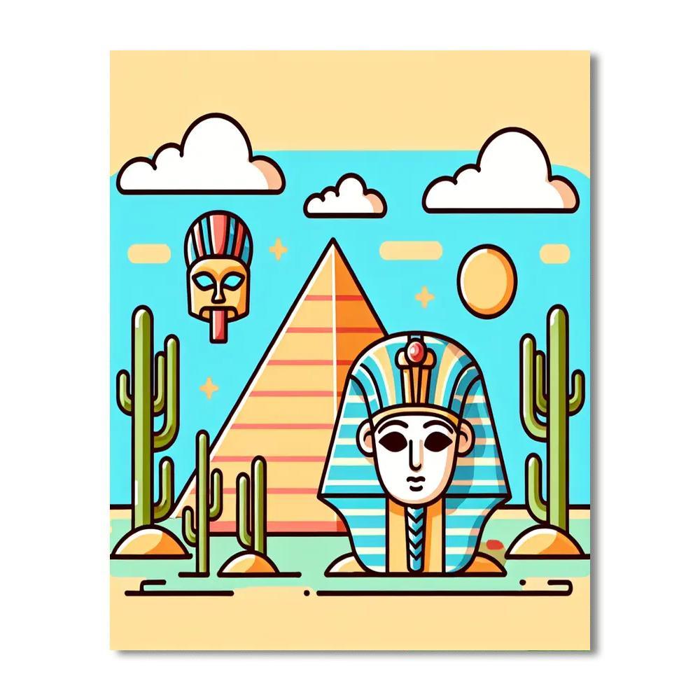 Ancient Egyptian Mysteries Paint By Color