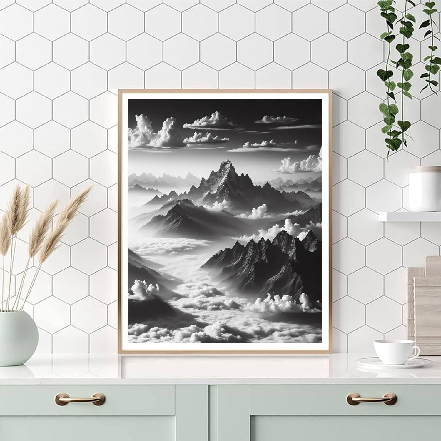 Mountain Solitude Numbered Painting Kits