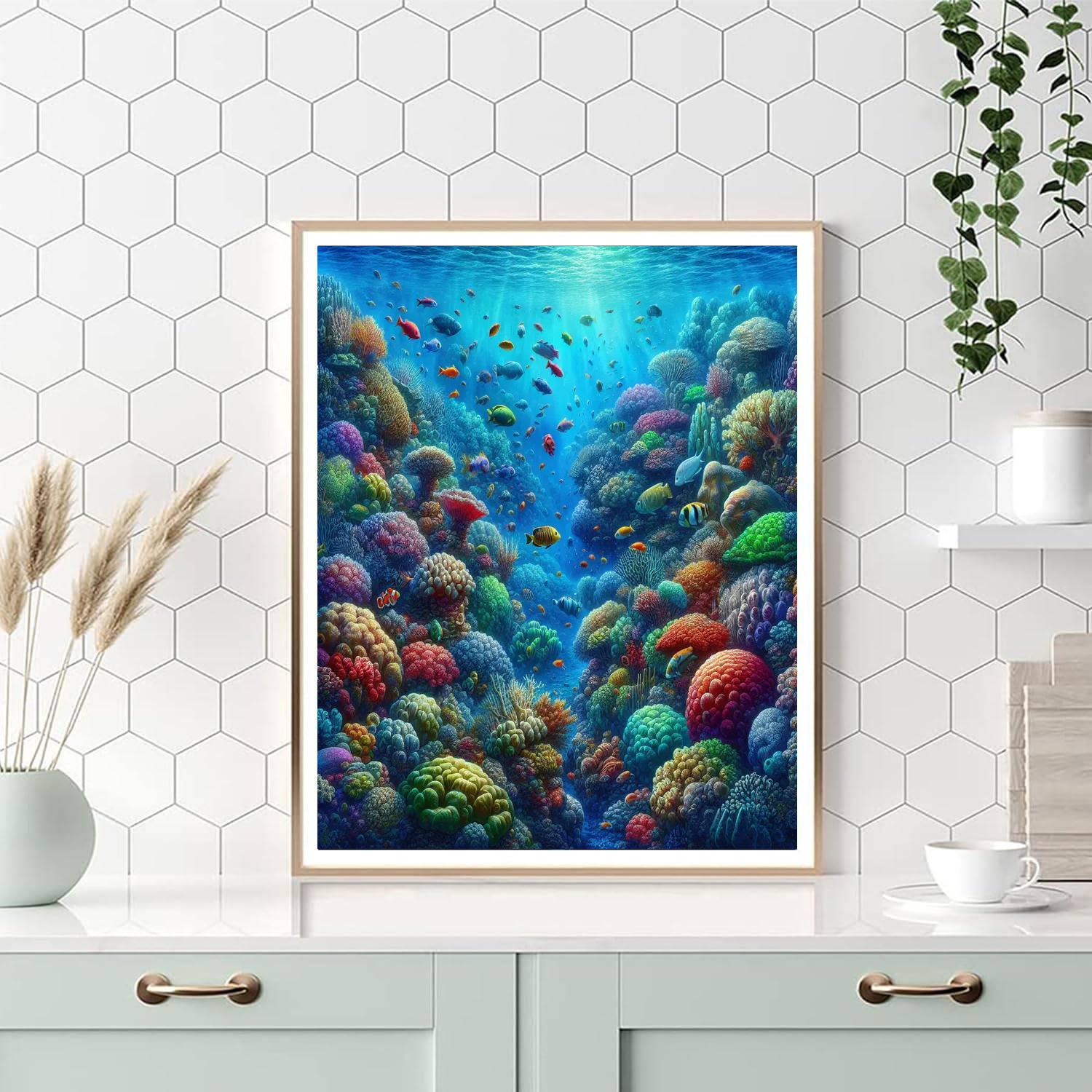 Stunning Undersea Wonders Numbered Painting Kits