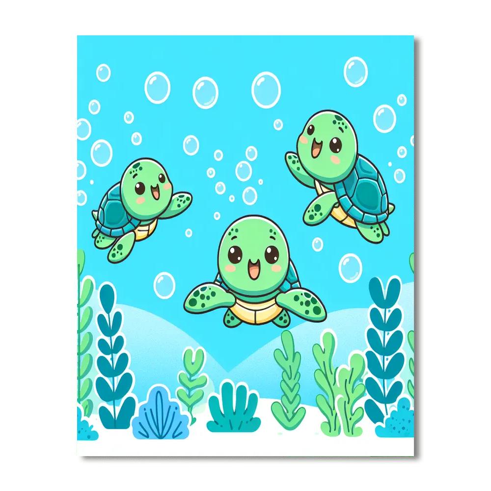 Exploring Turtles Number Painting