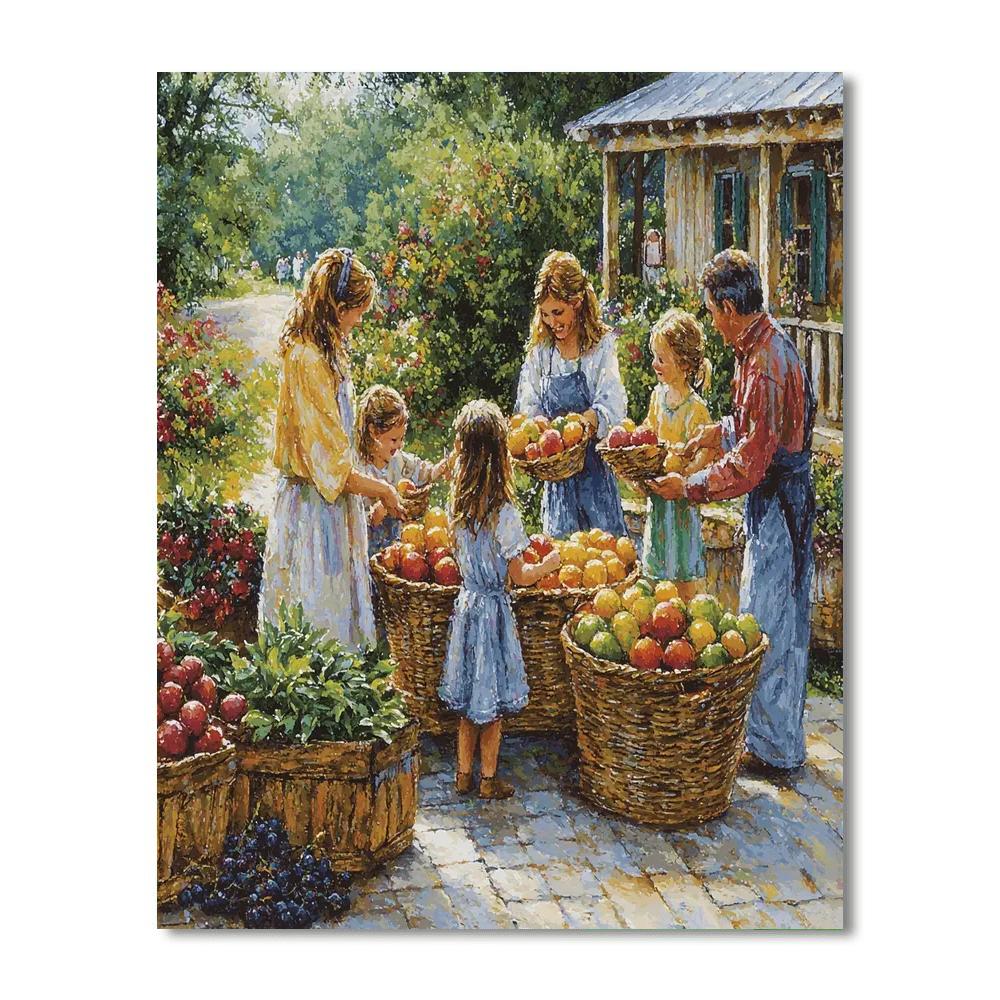 Harvest Time Together Numbered Painting Kits