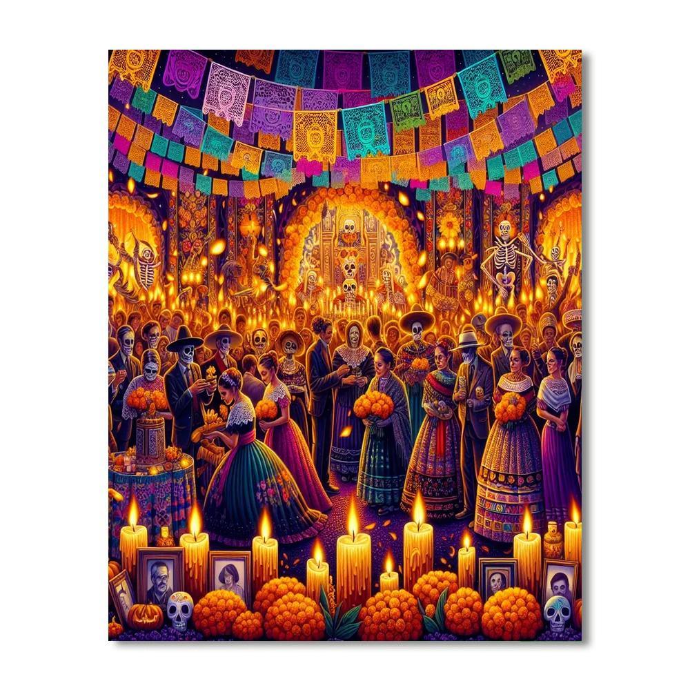 Day Of The Dead Festival - Oaxaca DIY Paint By Numbers