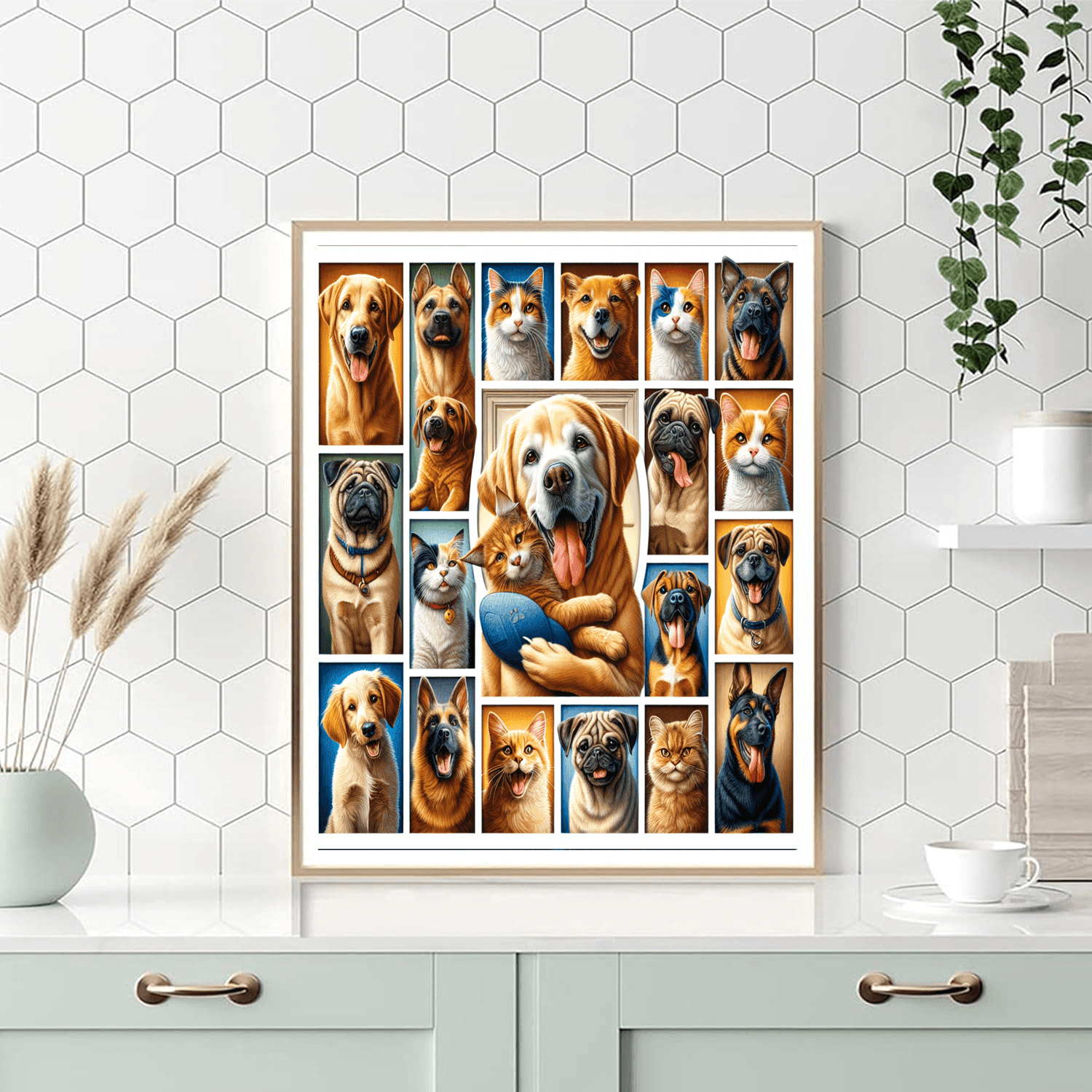 Joyful Pet Portraits Painting By Numbers Kit