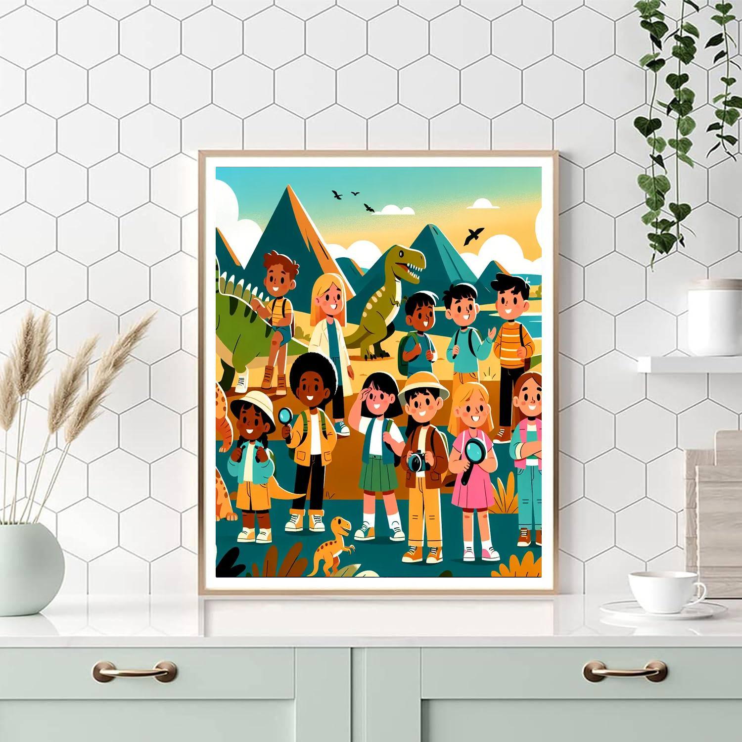 Dino Discovery Journey Paint By Color