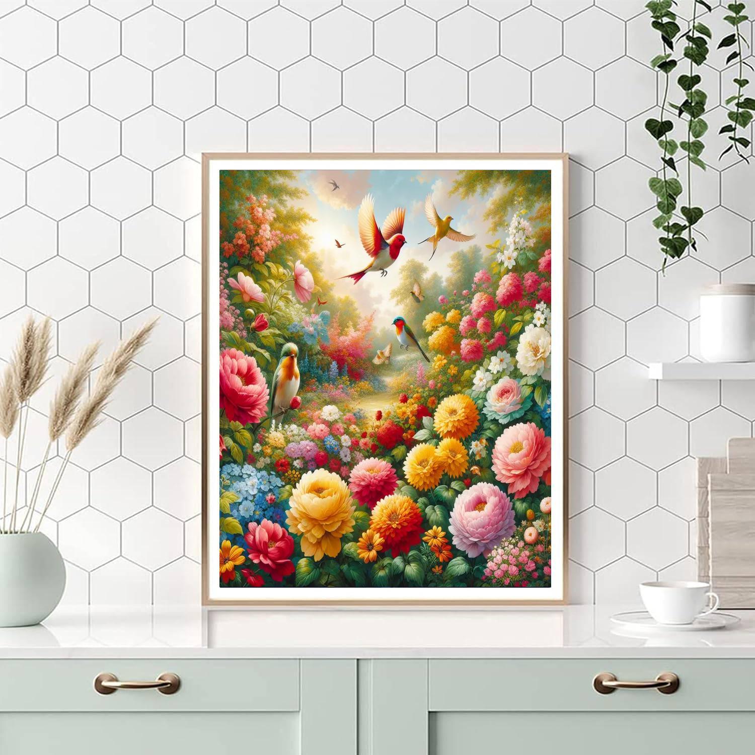 Birdsong In Spring Paint By Number