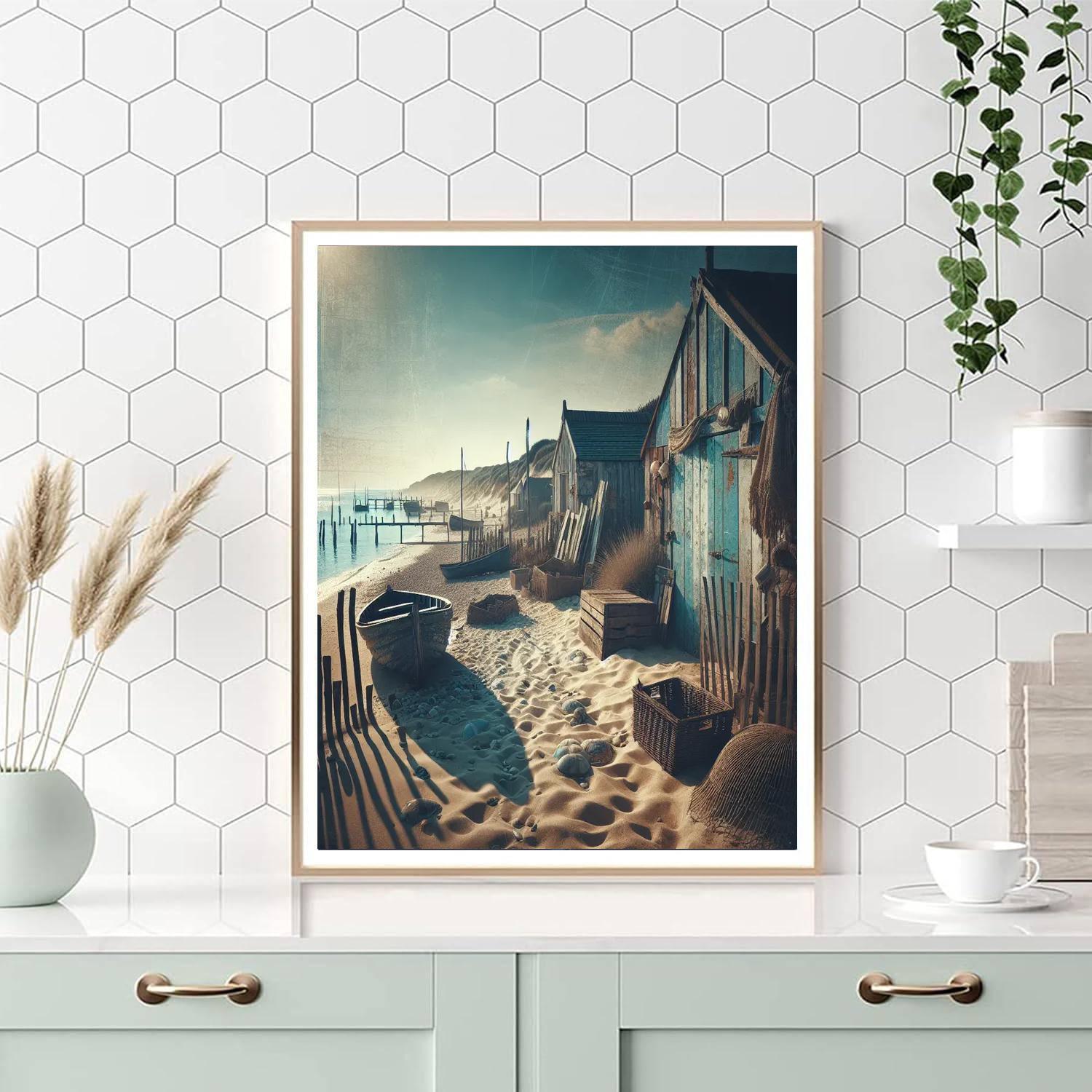 Rustic Seaside Escape Paint By Number
