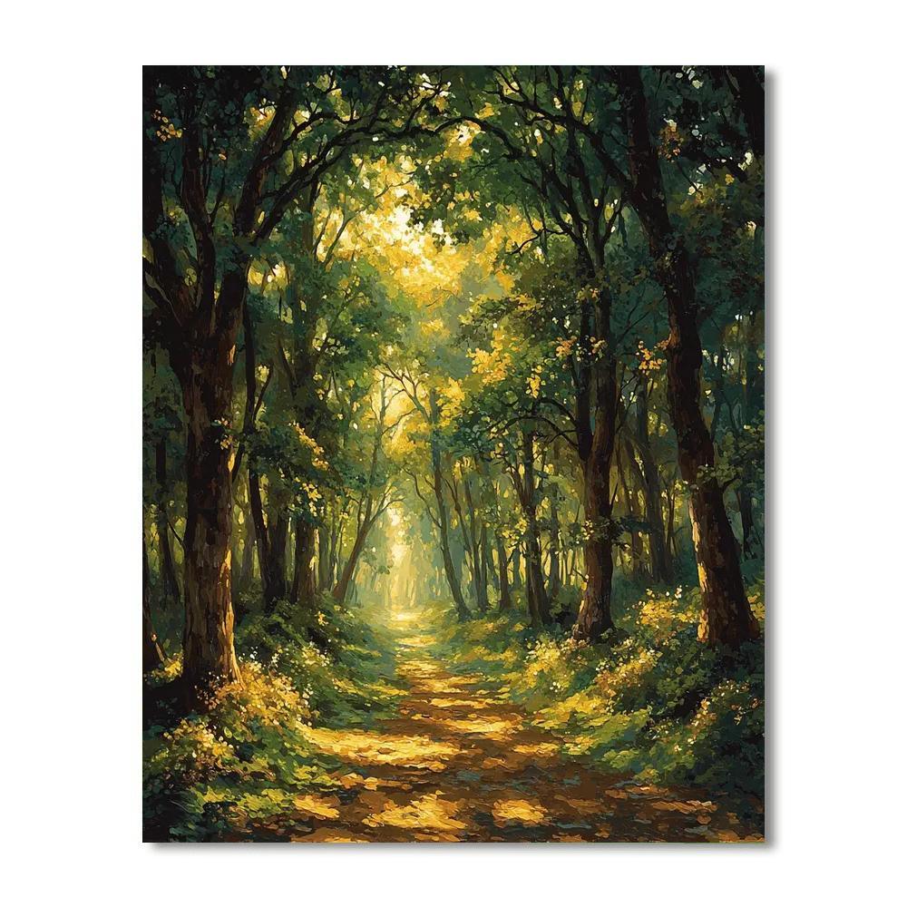 Rembrandt Inspired Baroque Forest Majesty  Paint By Numbers